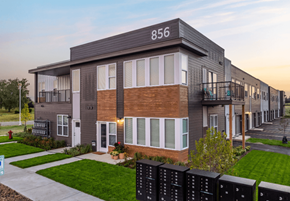 Saukville apartment for rent - Exterior Building at The Daniels at Northern Gateway Apartments, Wisconsin