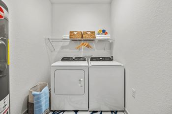 Washer dryer in unit