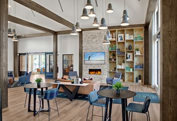 Spacious clubroom
