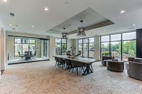 Woodstock apartment for rent - a large conference room with a large table and chairs