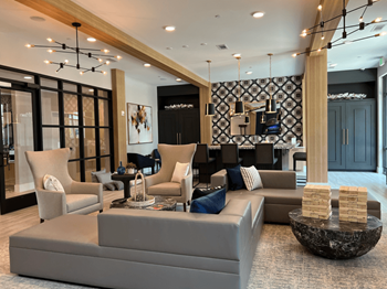 Coffee & business lounge area