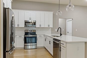 Stainless steel appliance package