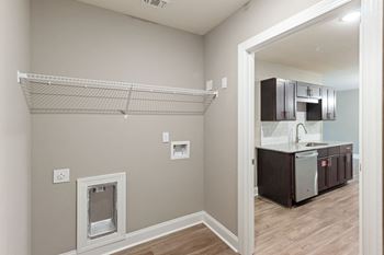 Large laundry room w/ washer & dryer connections