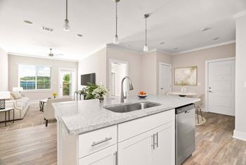 Kitchen islands with granite countertops