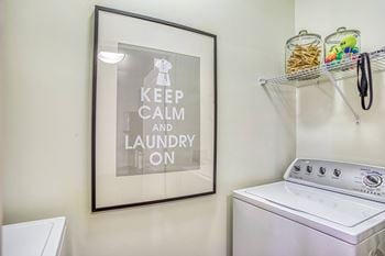 Washer / dryer included
