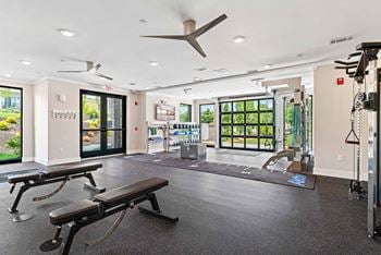 24-Hour fitness studio #2 - featuring interactive equipment for hiit, cardio and strength training