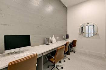 Resident business center with wi-fi and cyber lounge