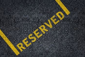 Reserved parking