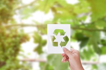 On-site recycling center