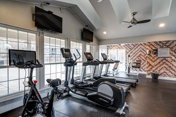 Well-equipped fitness center