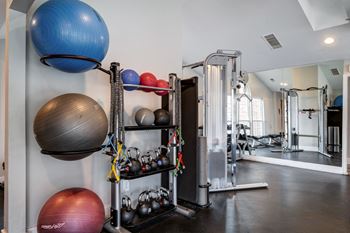 Well-equipped fitness center