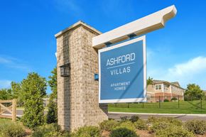 Chattanooga apartment for rent - a sign villas with a building in the background