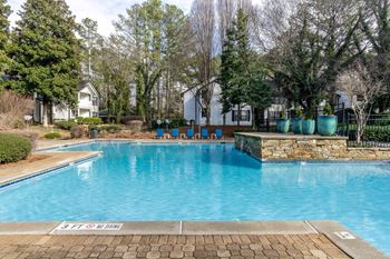 Sparkling swimming pool