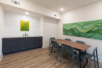 Co-working and conference center space leasable private office space
