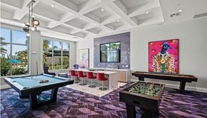 Orlando apartment for rent - a game room with a pool table and a barat Altis Grand Lake Willis, Orlando, FL 32821