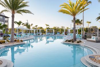Resort-style swimming pool & sundeck