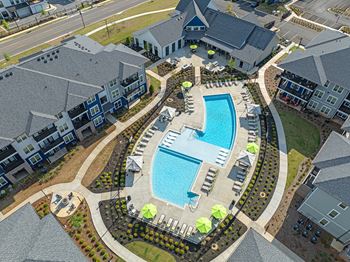 Saltwater pool with sundeck