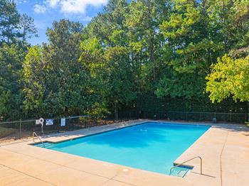 Sparkling swimming pool