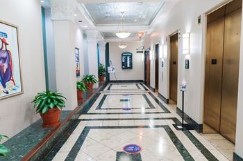 Elevator access areas