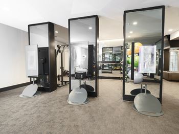 3,000 Sf world-class sports club with state-of-the-art cardio equipment and free weights
