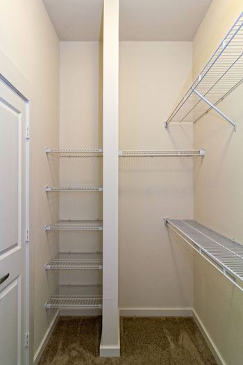 Walk-in and oversized closets