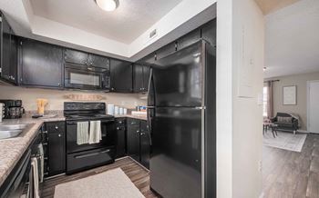 Sleek new black appliances