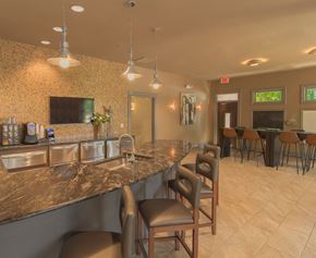 Alpharetta apartment for rent - Refreshment Area in Clubhouse