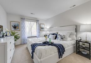 Kalamazoo apartment for rent - Bedroom area at Willow Creek Apartment, Kalamazoo, MI, 49008