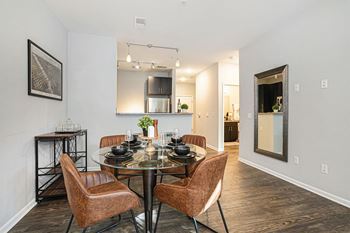 Wood-style vinyl plank flooring