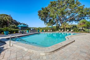 Sarasota apartment for rent - A rectangular pool with a curved edge and a brick border L'Estancia, Sarasota, FL, 34231
