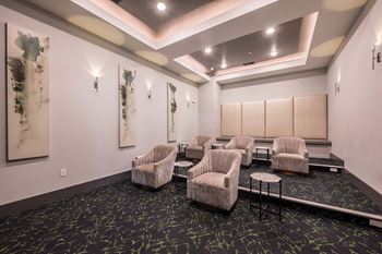 Theatre-style media room