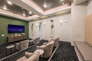 Theatre-style media room