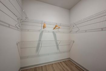 Spacious closets