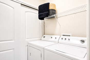 Full capacity washer and dryer