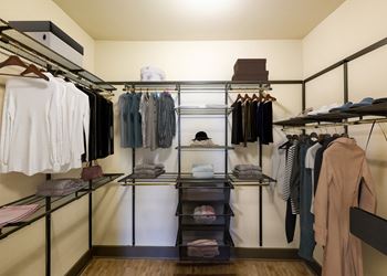 Newly renovated homes including hardwood style flooring, modern light package, in wall usb c, and premium elfa closet system*