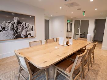Conference room + co-working space