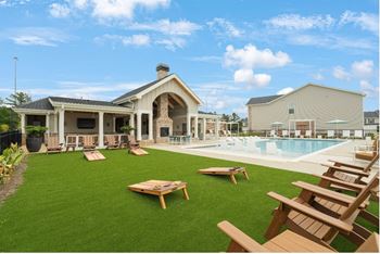Resort style swimming pool & sundeck