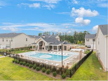Resort style swimming pool & sundeck