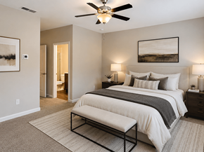 Winder apartment for rent - Spacious primary bedroom with master bath and walk in closet