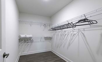 Large walk-in closets