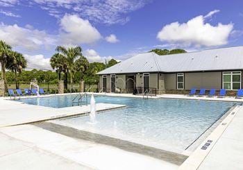 Resort style saltwater pool w/ sun deck