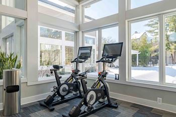 Well-equipped fitness center