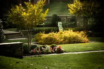 Sunken english gardens