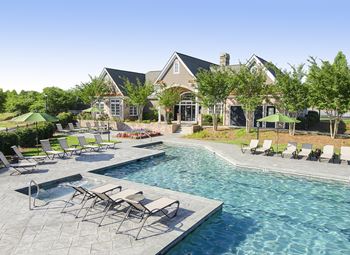 Designer pool with hot tub and sun deck