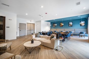 Co-working lounge w/ private rooms & conference room