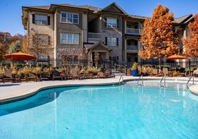 Johnson City apartment for rent - our apartments have a large swimming pool in front of our building