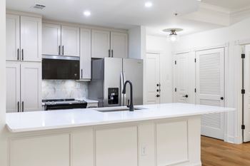 Chef-inspired kitchen with stone counters