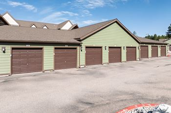 Private garages available with remote access