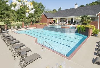 Refreshing swimming pool
