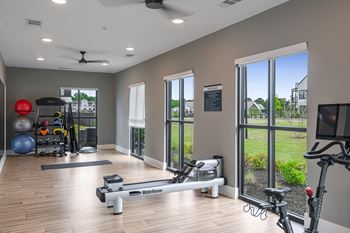 Yoga/flex studio with echelon bikes